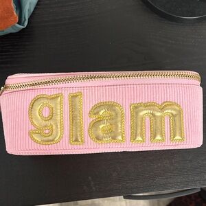 Stoney Clover Lane Pink and Gold Glam Bag